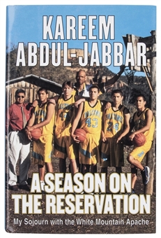 Kareem Abdul-Jabbar Signed "A Season on the Reservation" Hardcover Book (Abdul-Jabbar LOA)